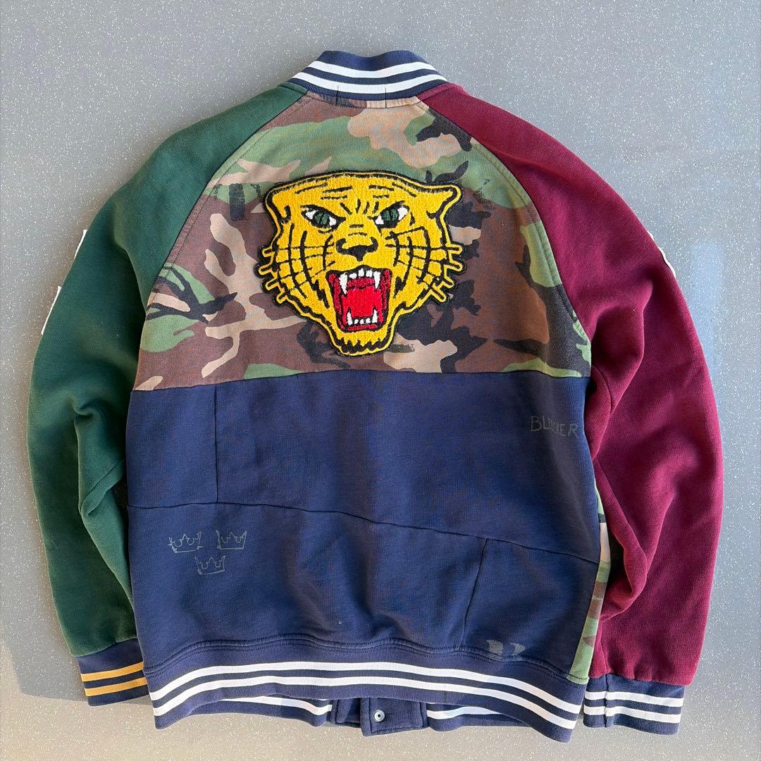 【希少】ポロラルフローレン タイガー パッチワーク スウェット セットアップ M