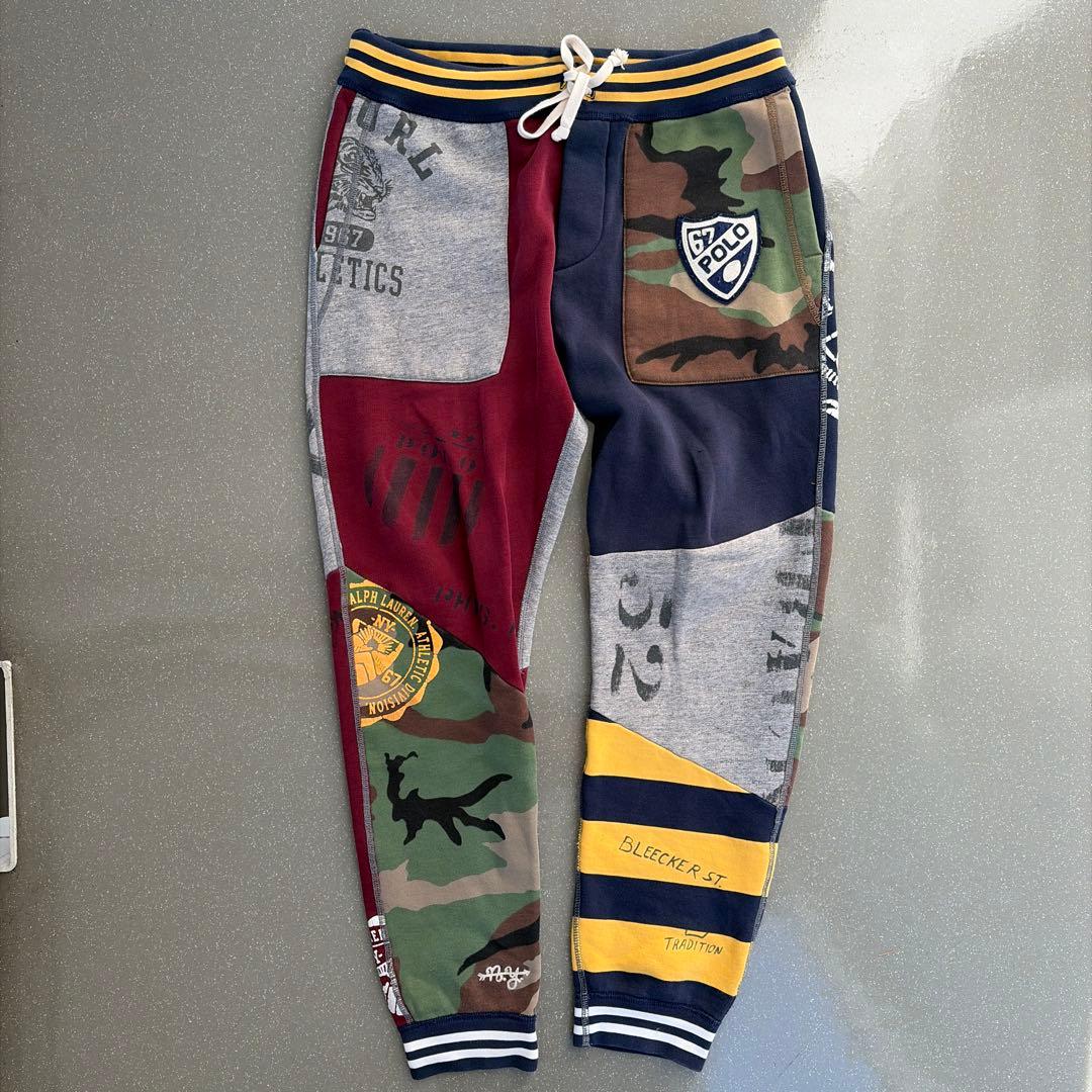 【希少】ポロラルフローレン タイガー パッチワーク スウェット セットアップ M