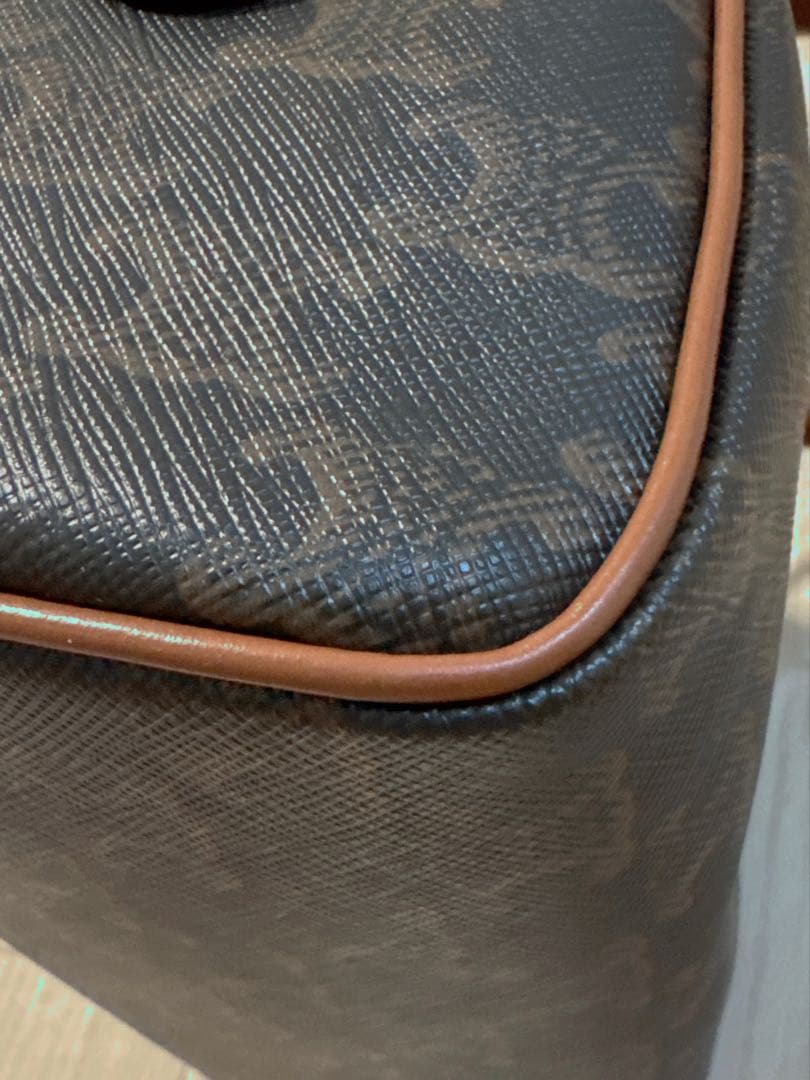 CELINE スモールボストン トリオンフキャンバス タン