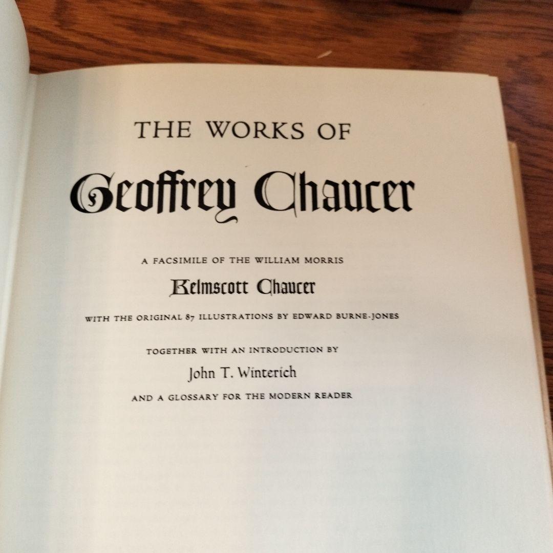 アート・デザイン・音楽 The Works of Geoffrey Chaucer