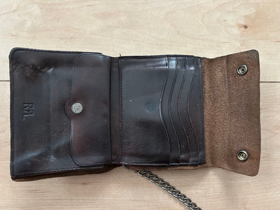 ダブルアールエル　コンチョレザーウォレット　RRL 正規品