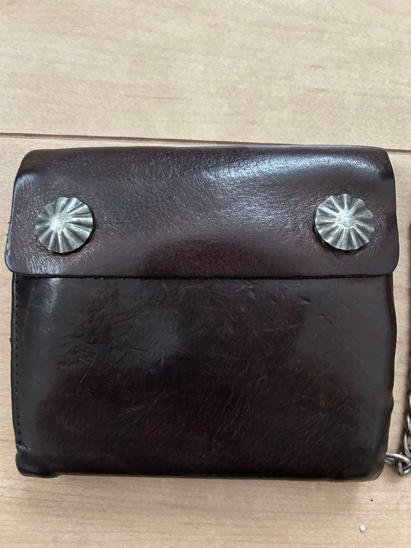 ダブルアールエル　コンチョレザーウォレット　RRL 正規品