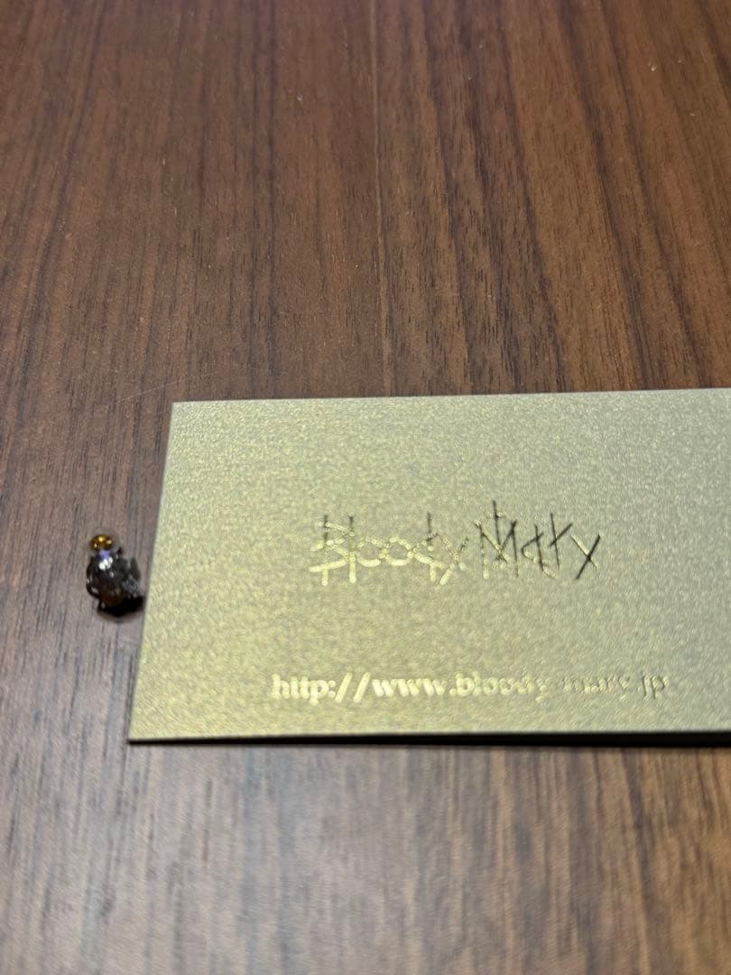 Bloody mary KAI 化け猫ピアス　K18 IG WG