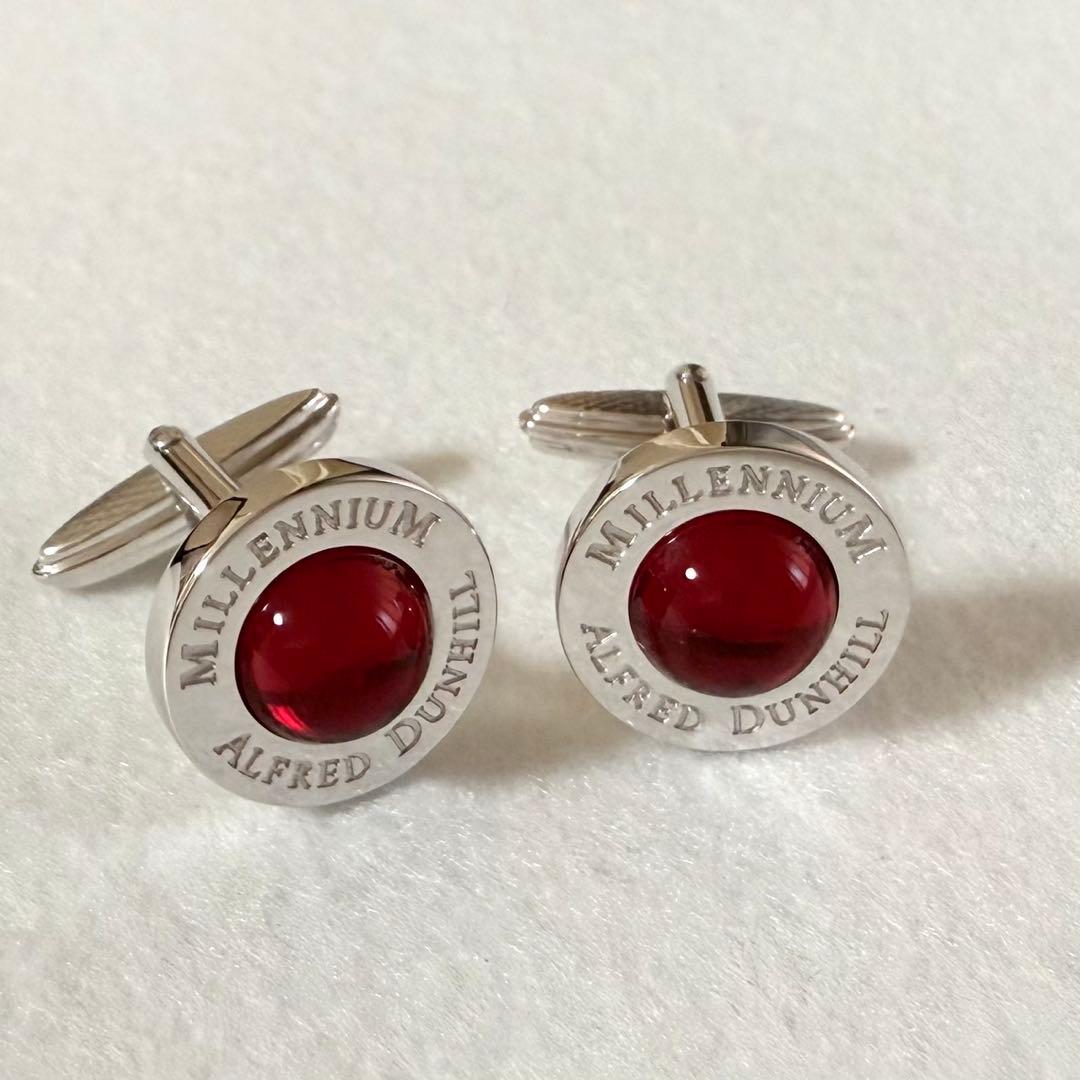 美品 ALFRED DUNHILLアルフレッド ダンヒル ミレニアム カフス