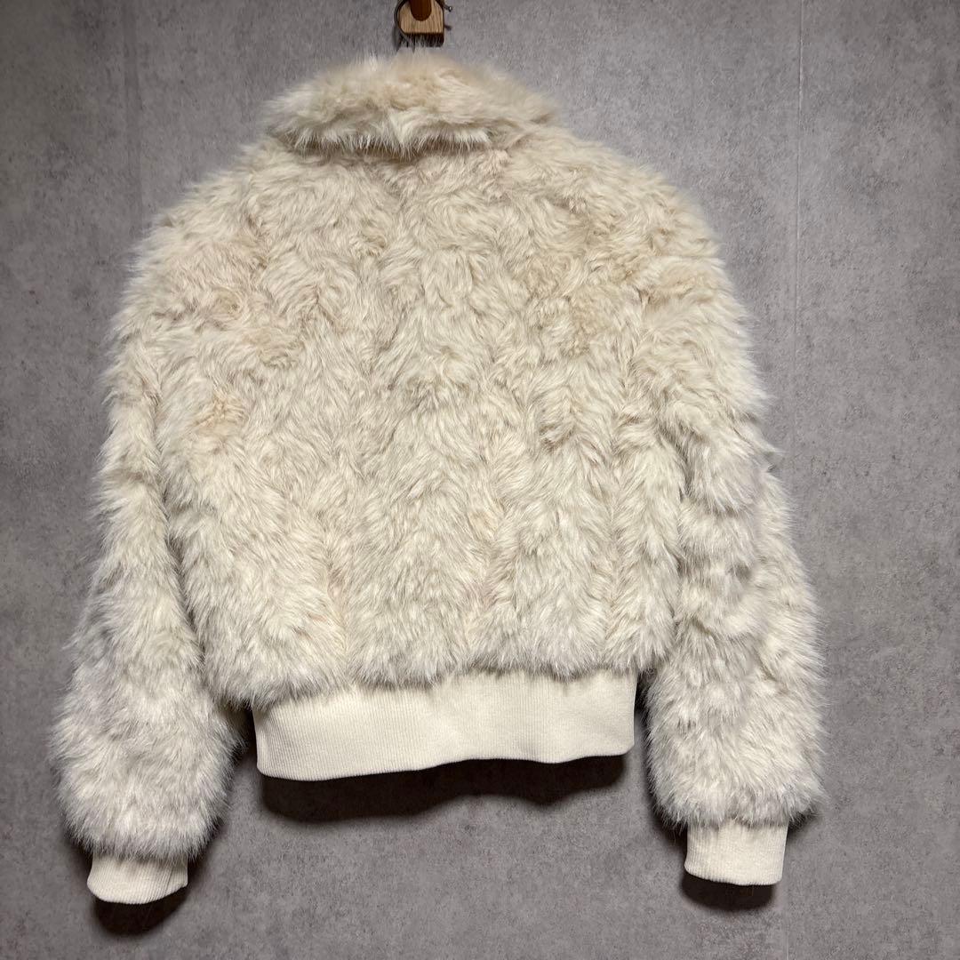 ZARA 訳あり フェイクファーボンバージャケット S