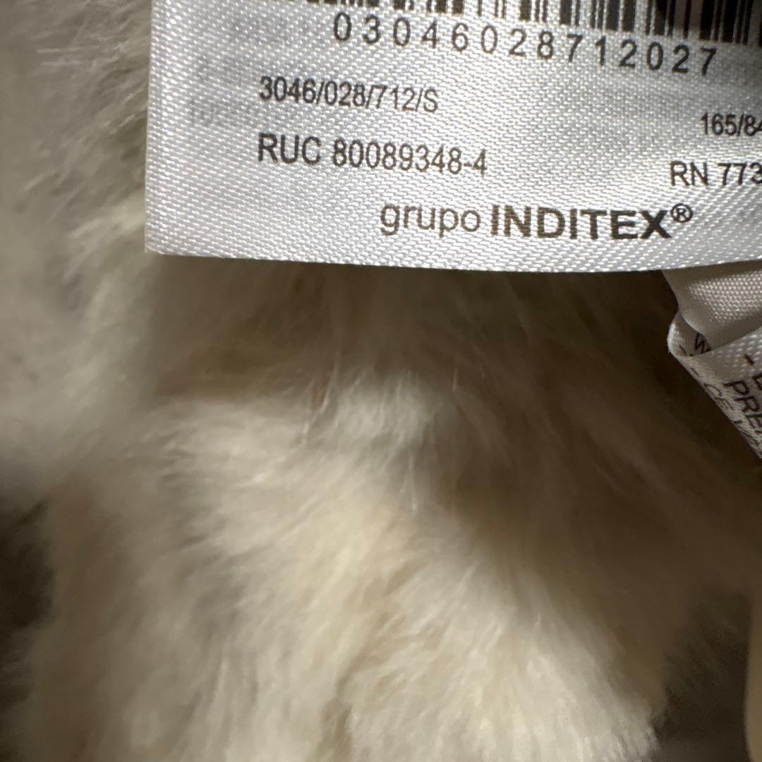 ZARA 訳あり フェイクファーボンバージャケット S