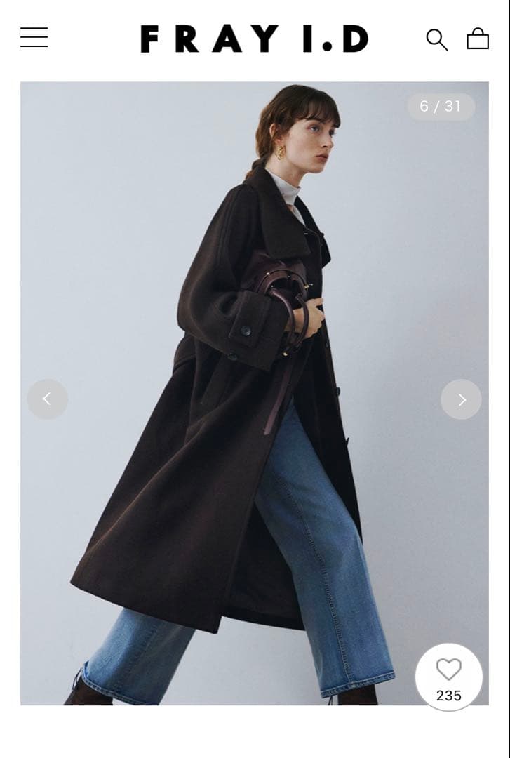 FRAYID 今季完売バルマカンコート