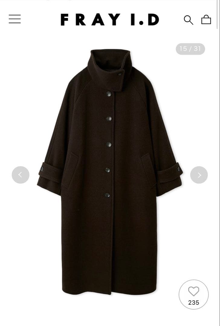 FRAYID 今季完売バルマカンコート