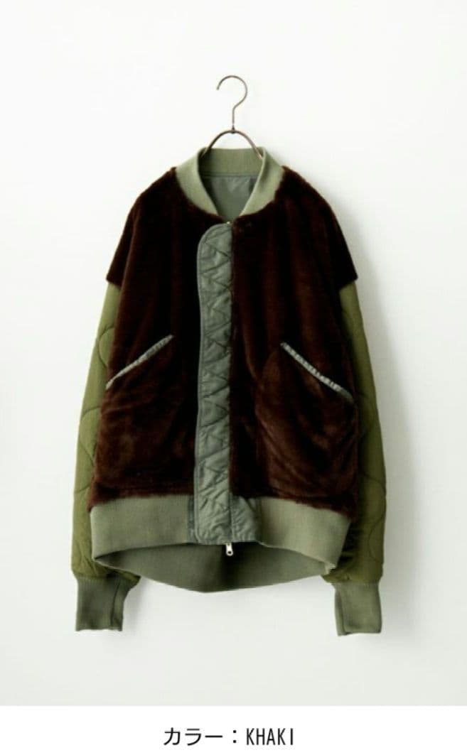 KHA:KI　カーキリバーシブル MA-1