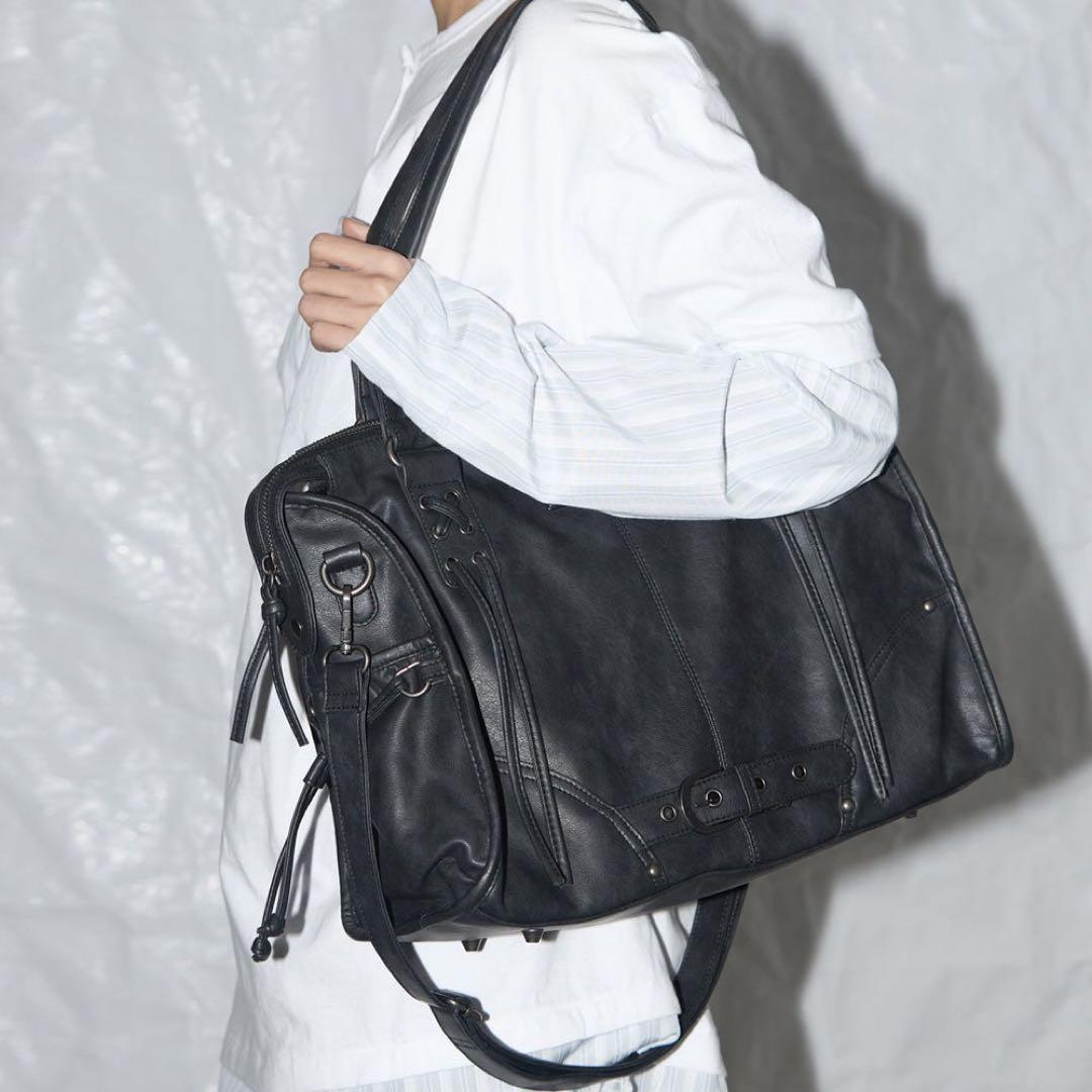 fancy club ファンシークラブ　ショルダーバッグ　ブラック　黒