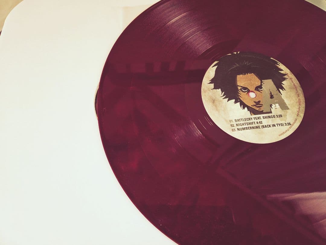 限定アナログ!サムライチャンプルー　パープルヴァイナル3枚組!ヌジャベス