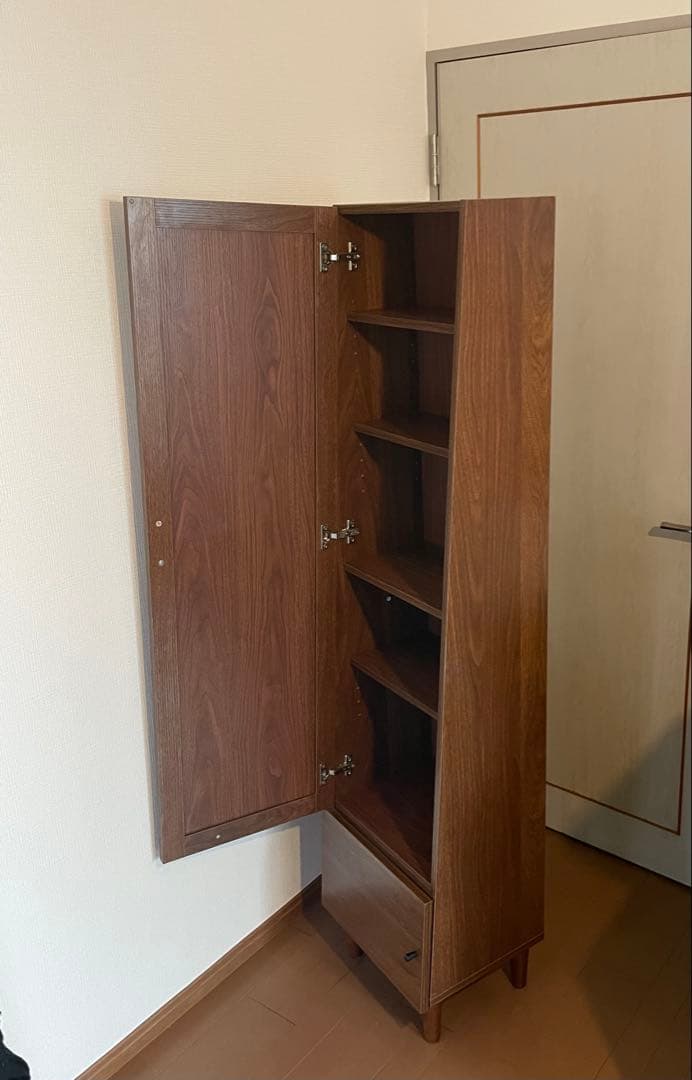 ドレッサー おしゃれ 全身鏡 ミラー 姿見 収納棚 キャビネット 北欧 モダン