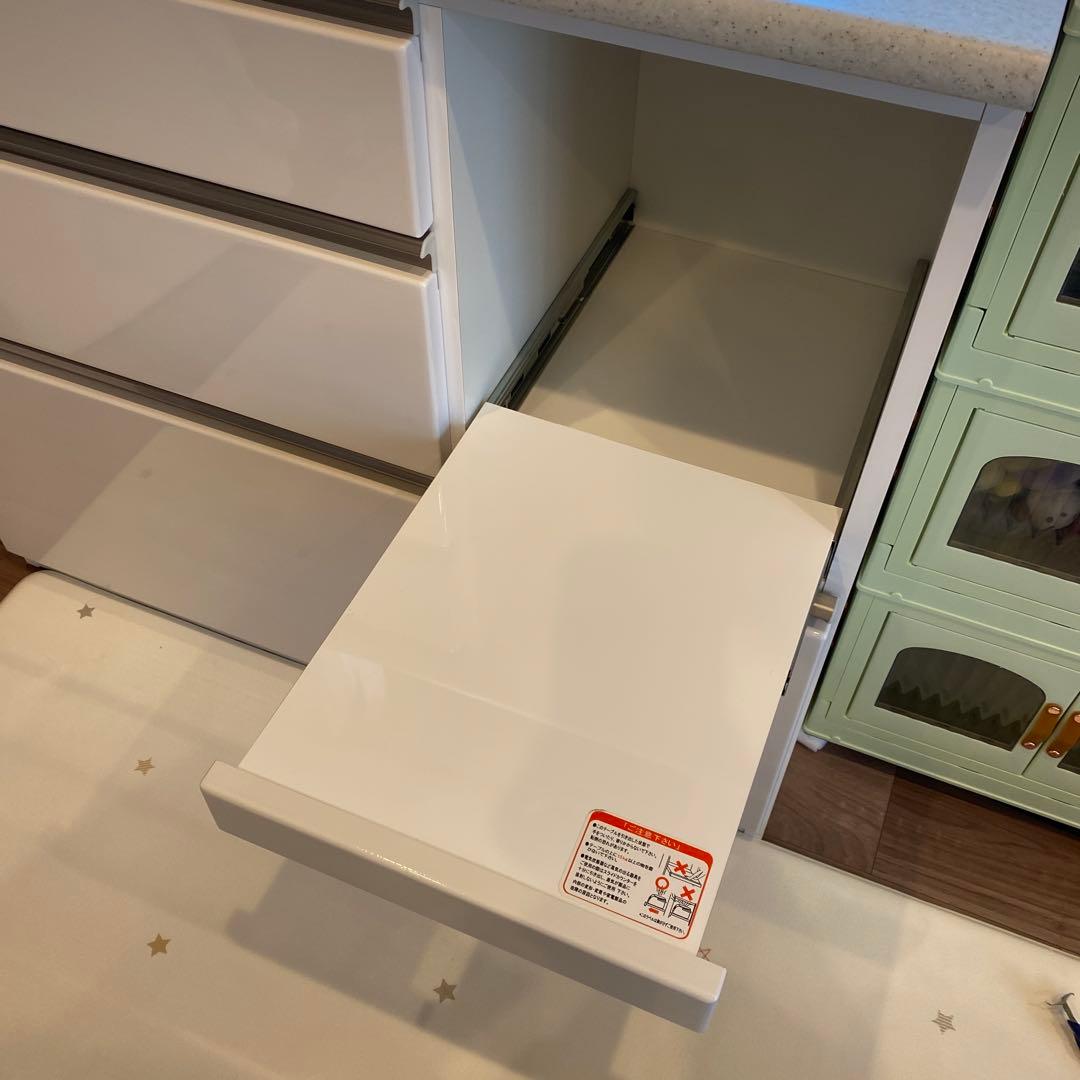 ニトリキッチンカウンターアルミナ2 100CT WH 幅100