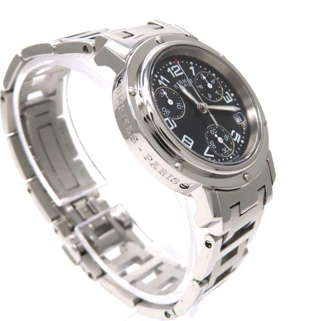 【クリッパー】HERMES エルメス時計 クロノグラフ CL1.310☆極美品☆