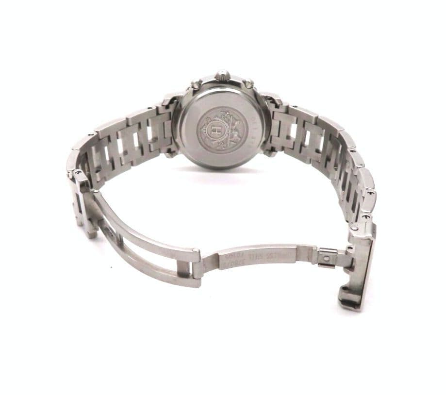 【クリッパー】HERMES エルメス時計 クロノグラフ CL1.310☆極美品☆