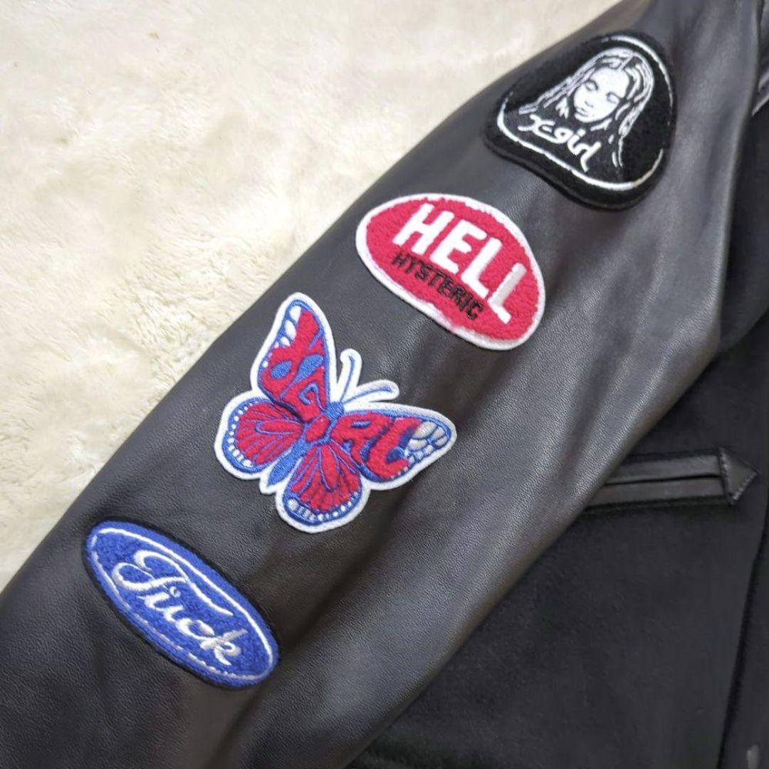 Xガール×ヒステリックグラマー　コラボ　スタジャン　ブラック サイズ1