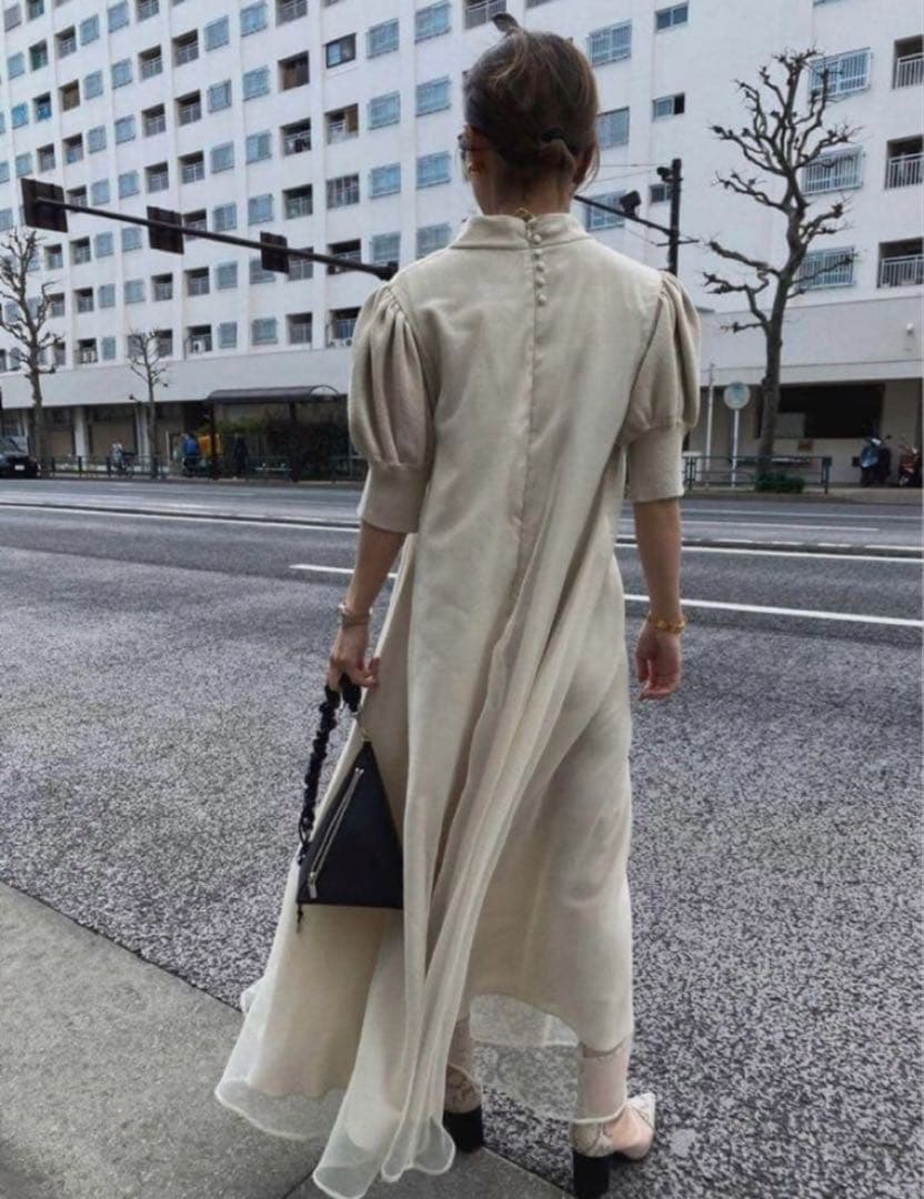 MサイズAmeri FLUFFY MACARON DRESS