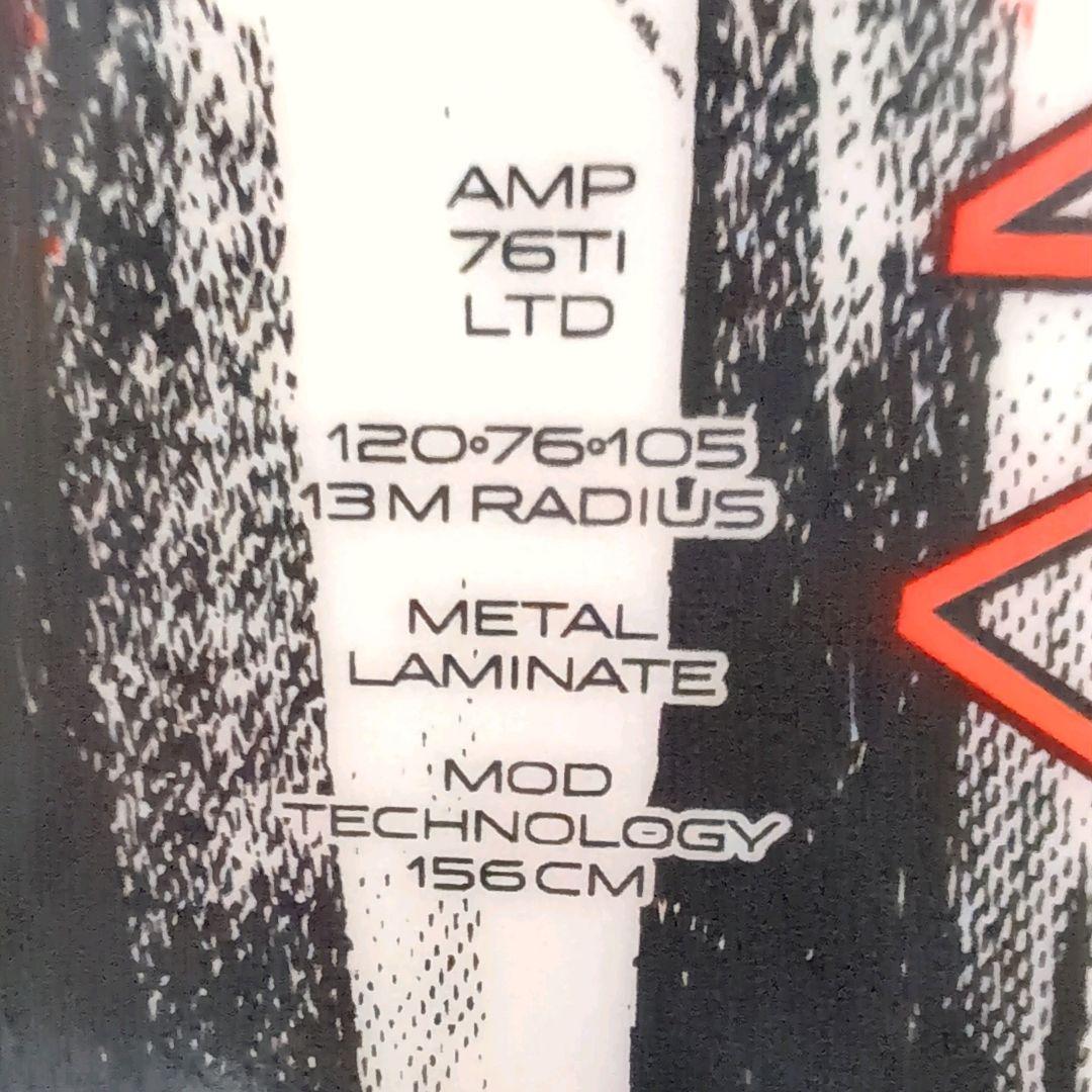 K2 AMP76 LTD 156cm メンズ スキー板 ビンディング付
