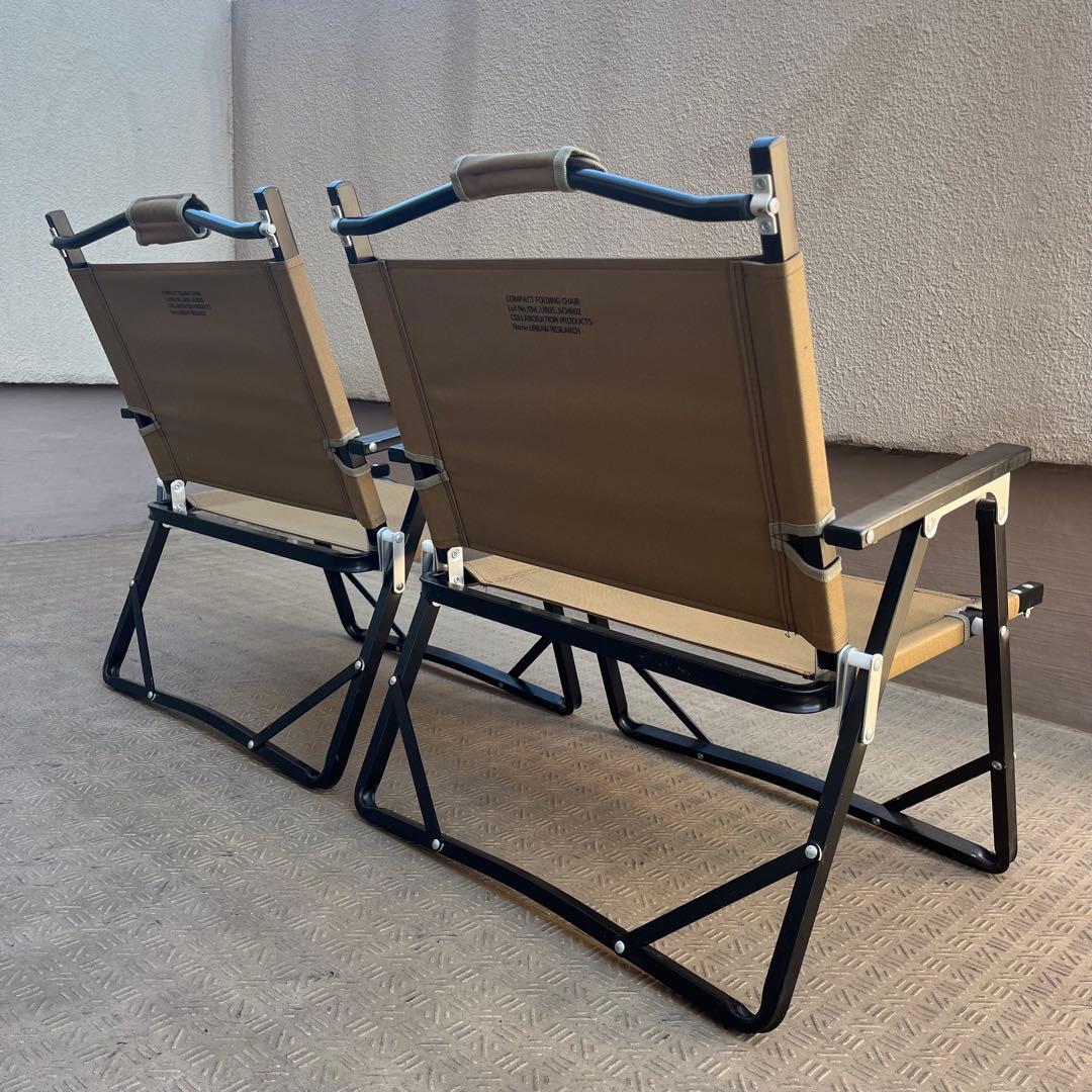 アーバンリサーチ　コールマン　コンパクトフォールディングチェア　2脚セット