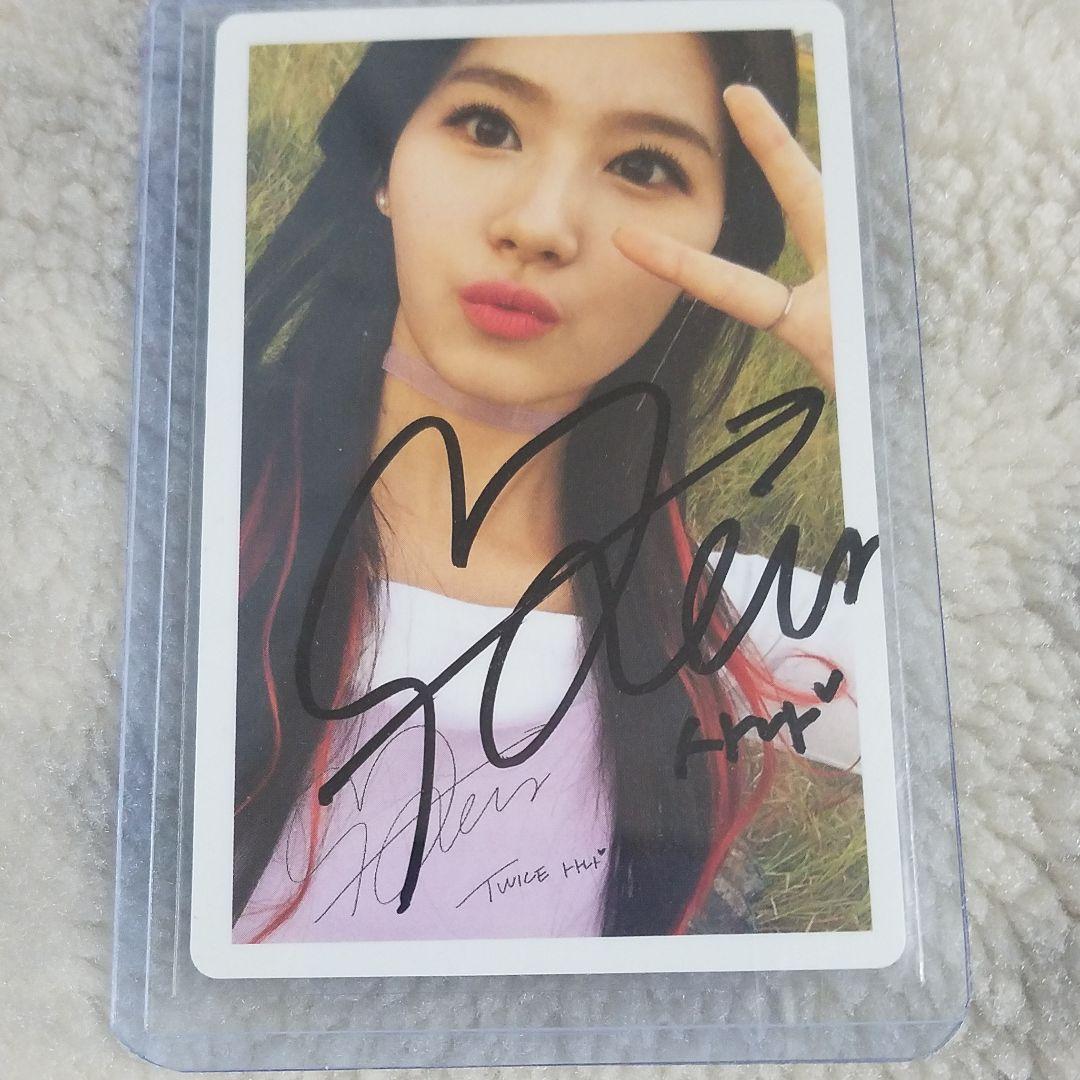❗️超激レア❗️韓国サイン会限定　TWICE トレカ直筆サイン