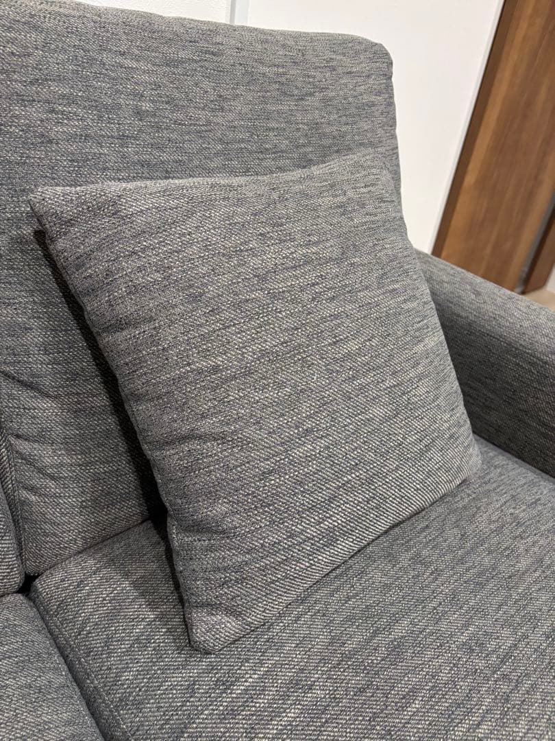 てぃ【ニトリ】布Nシールド、カウチソファ、グレー