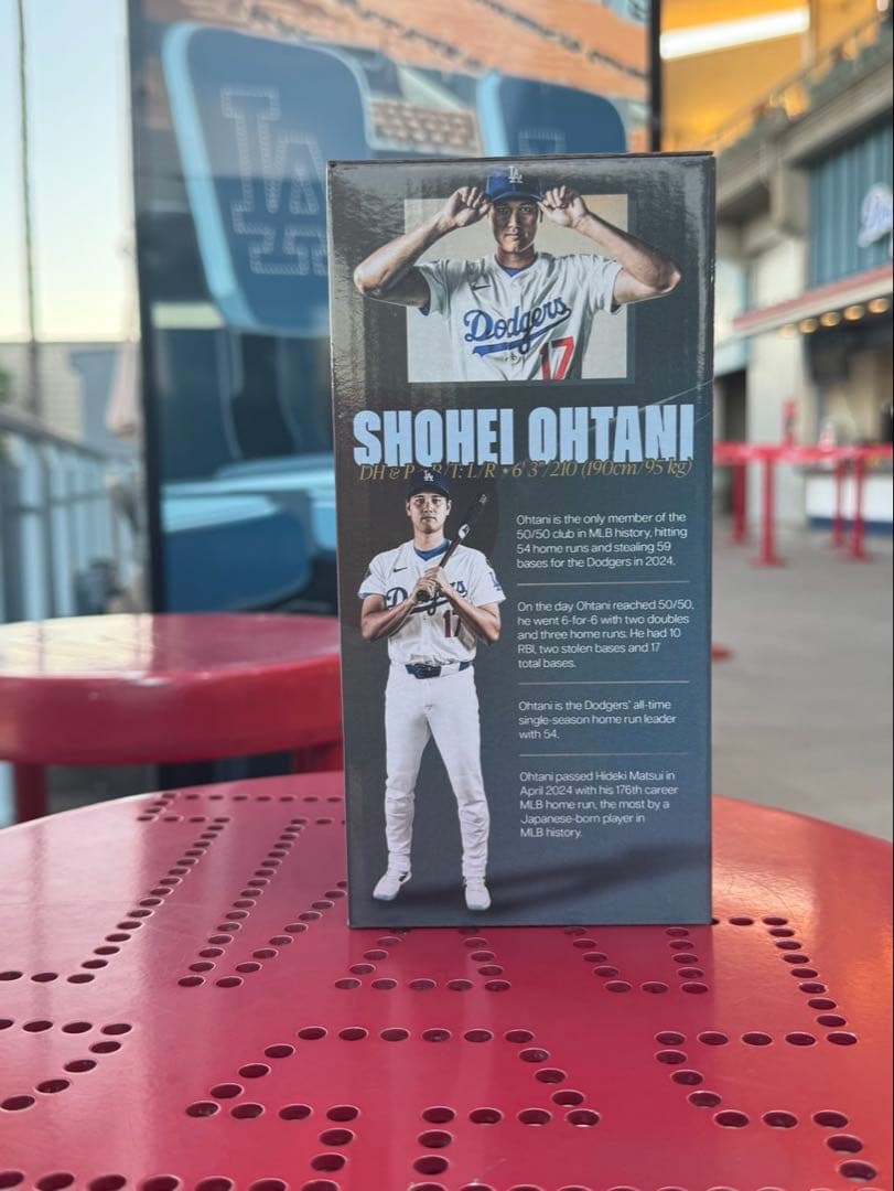 エ*ル様 【新品】大谷翔平 ボベルヘッド ドジャース 50/50記念　8/27配