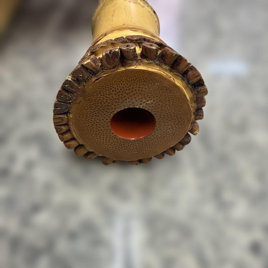 う*き様 ★竹製 尺八 本体 専用ケース付き 和楽器 古流 レトロ 小物 格安