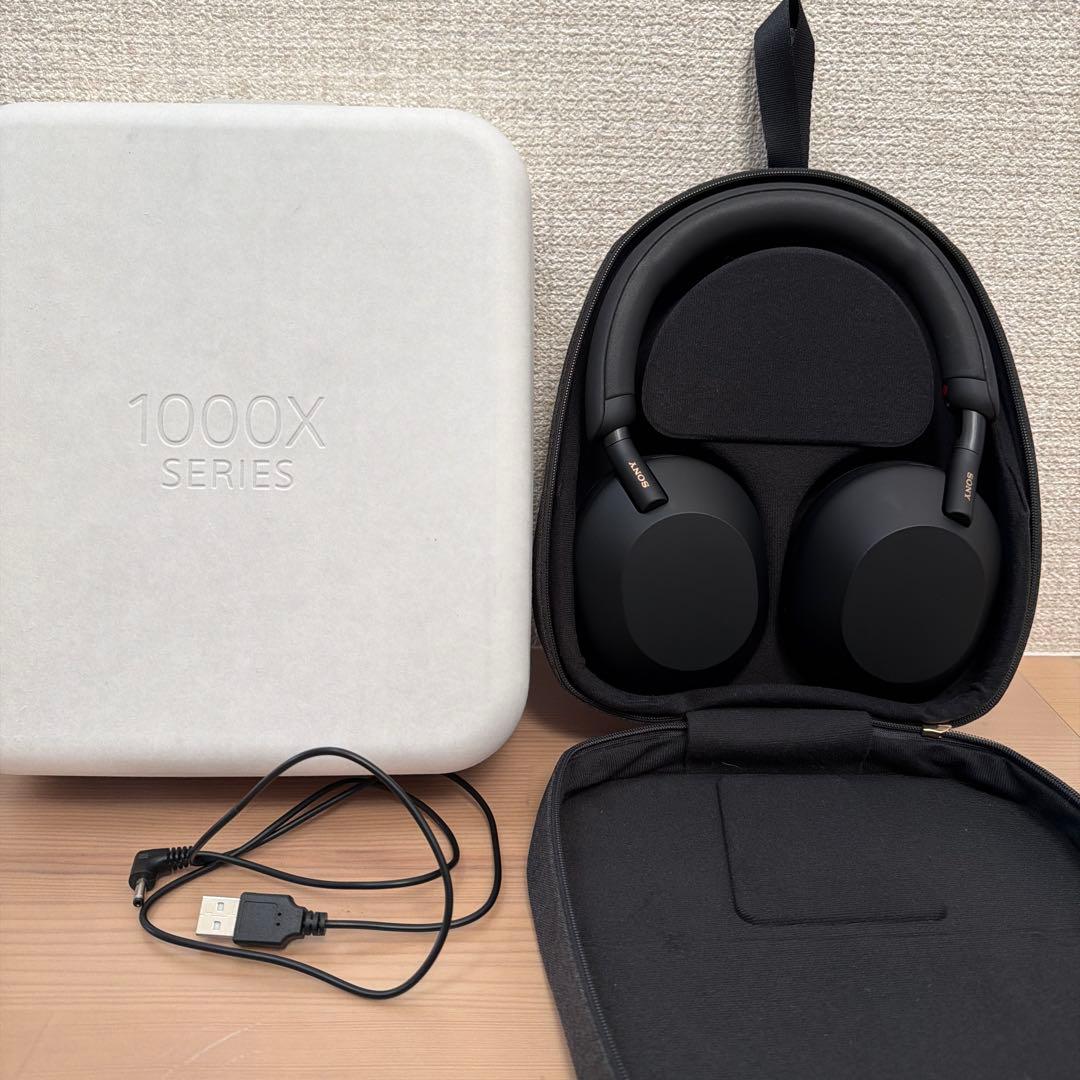 【美品】SONY WH-1000XM5 SERIES ワイヤレスヘッドホン