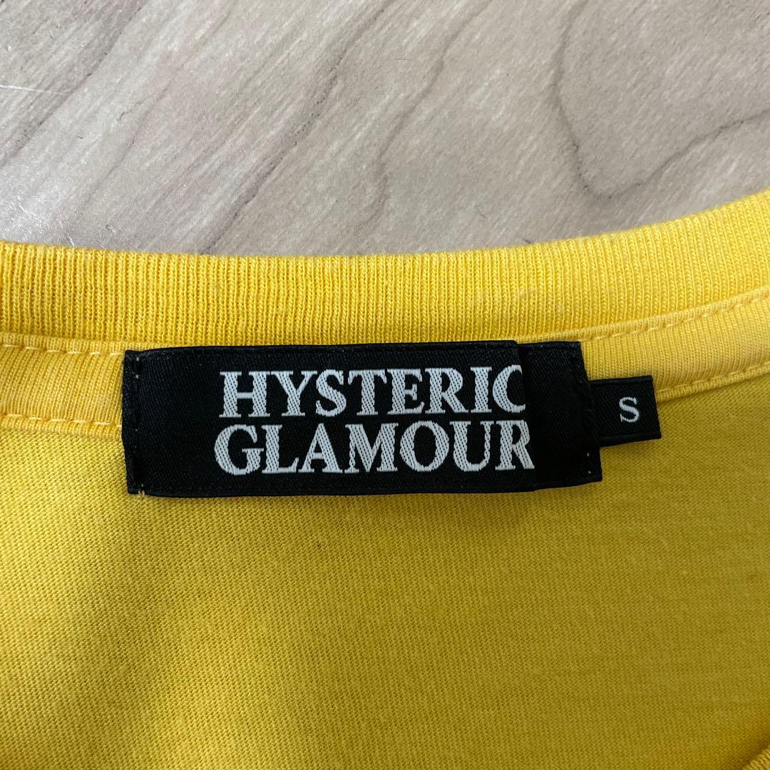 HYSTERIC GLAMOUR イエロー Tシャツ　sサイズ