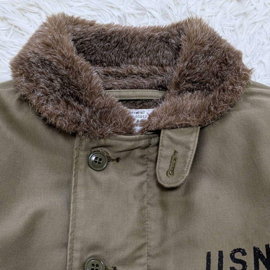 ✨美品✨ HOUSTON N-1 デッキジャケット U.S.N ミリタリー 42