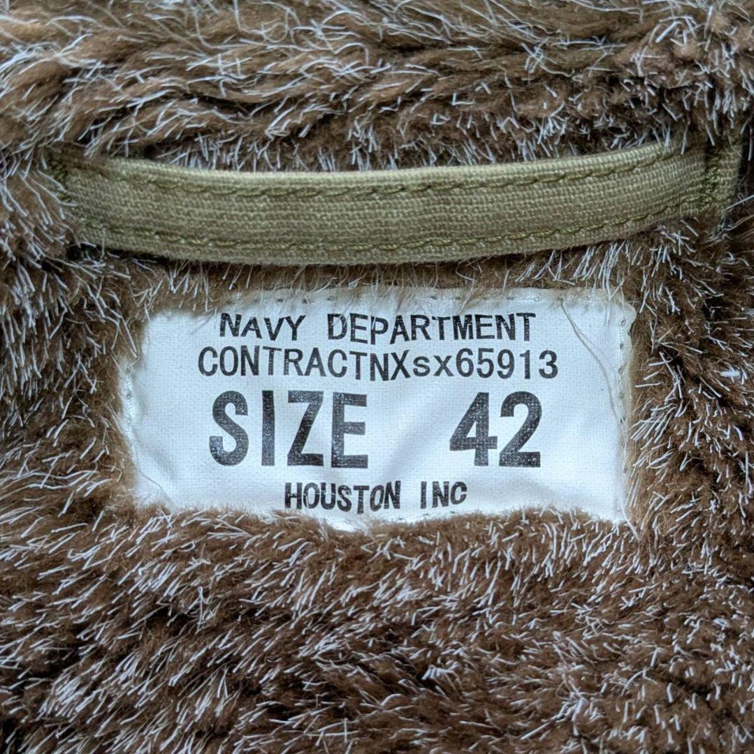 ✨美品✨ HOUSTON N-1 デッキジャケット U.S.N ミリタリー 42