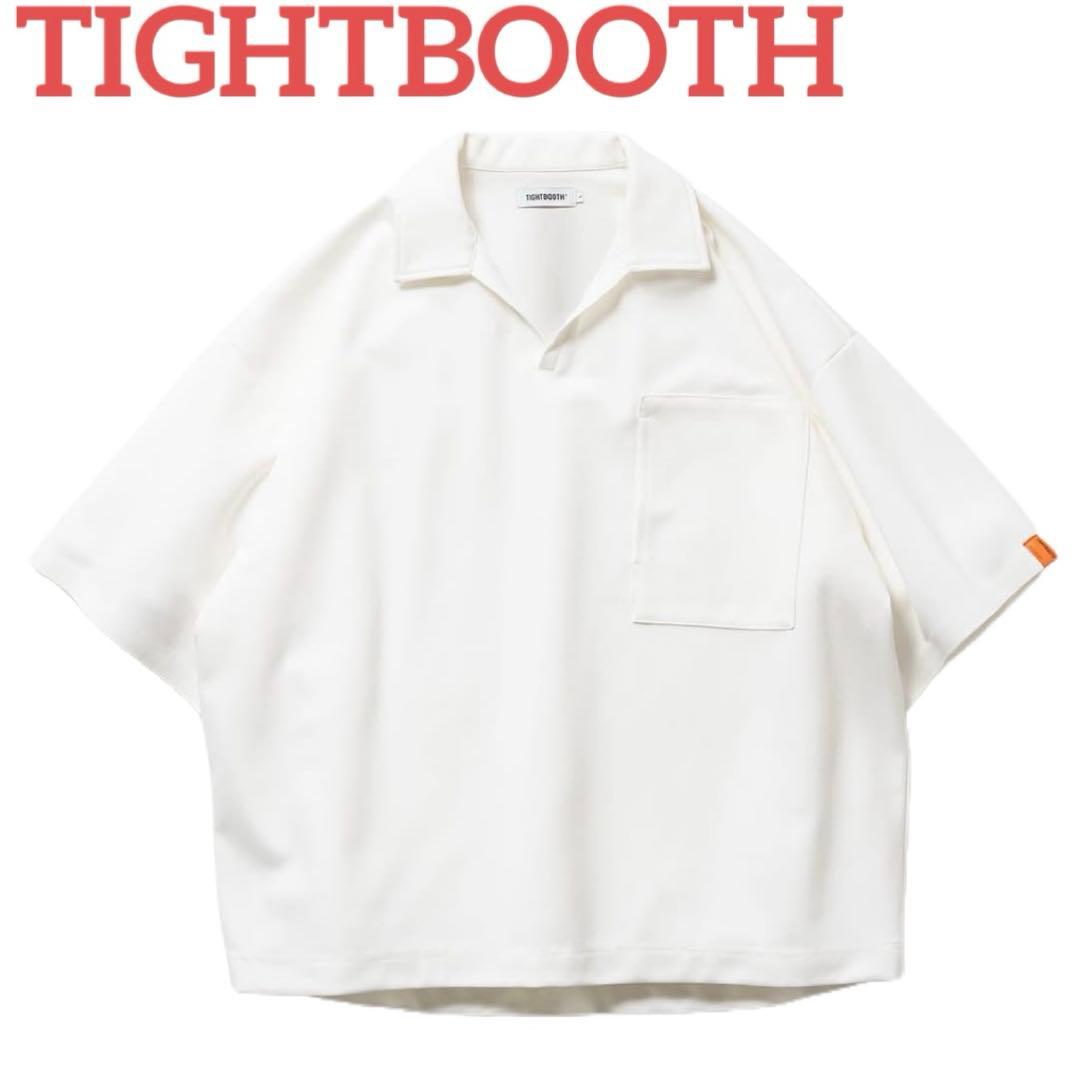 タイトブース ポロシャツ 半袖 ホワイト