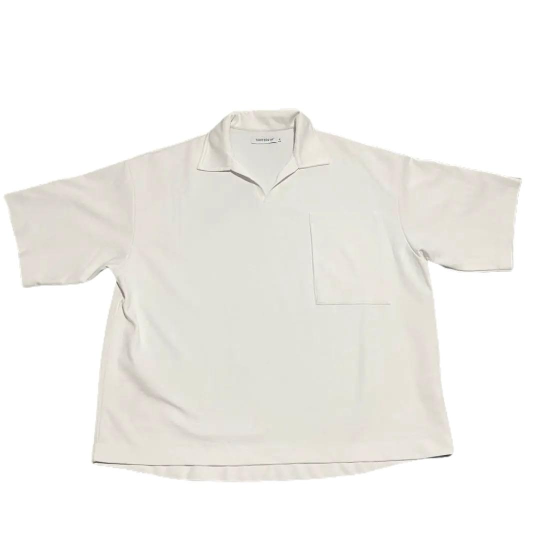 タイトブース ポロシャツ 半袖 ホワイト