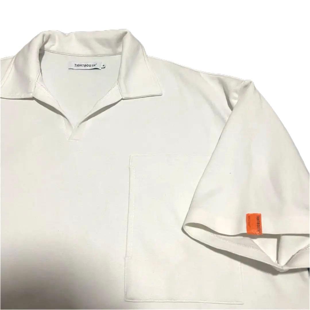 タイトブース ポロシャツ 半袖 ホワイト