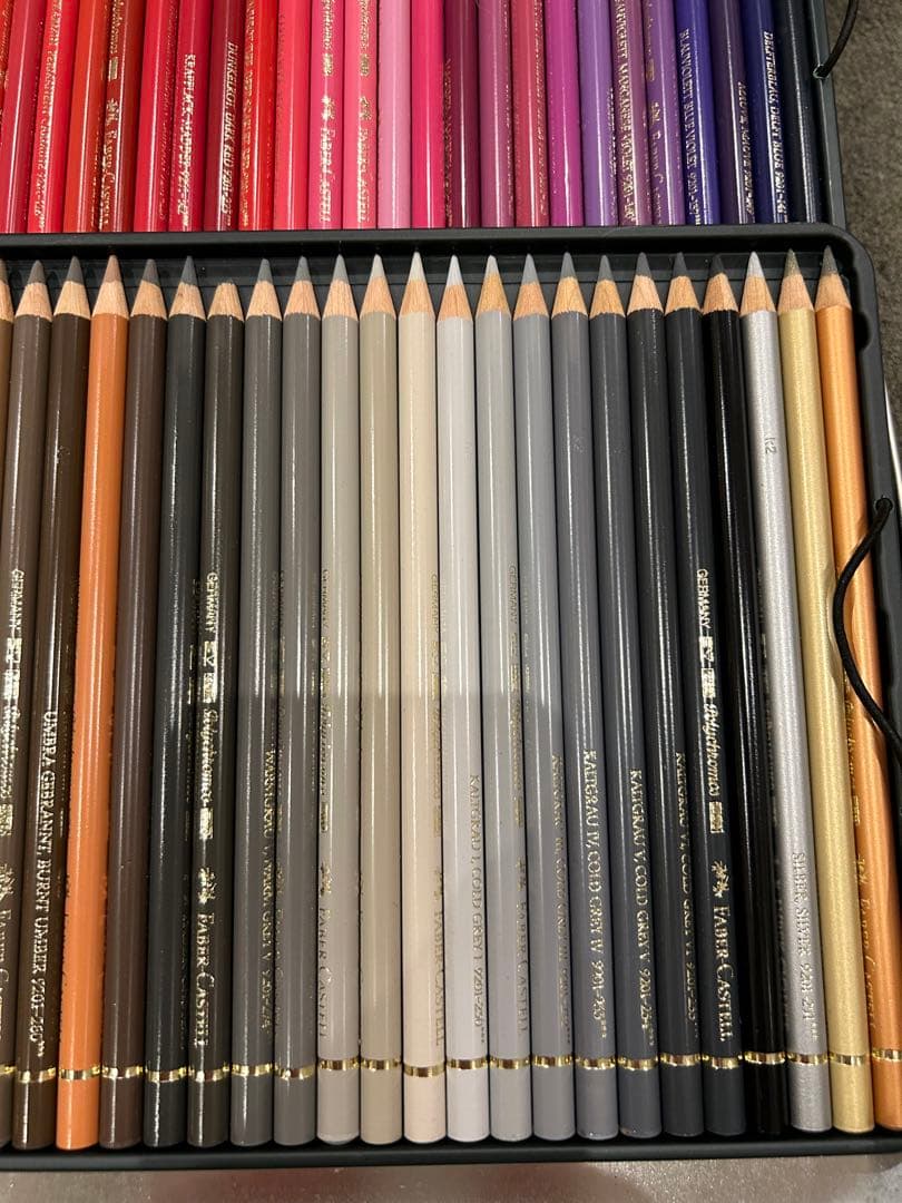 ファーバーカステル ポリクロモス　油性色鉛筆　120色　【未使用に近い】