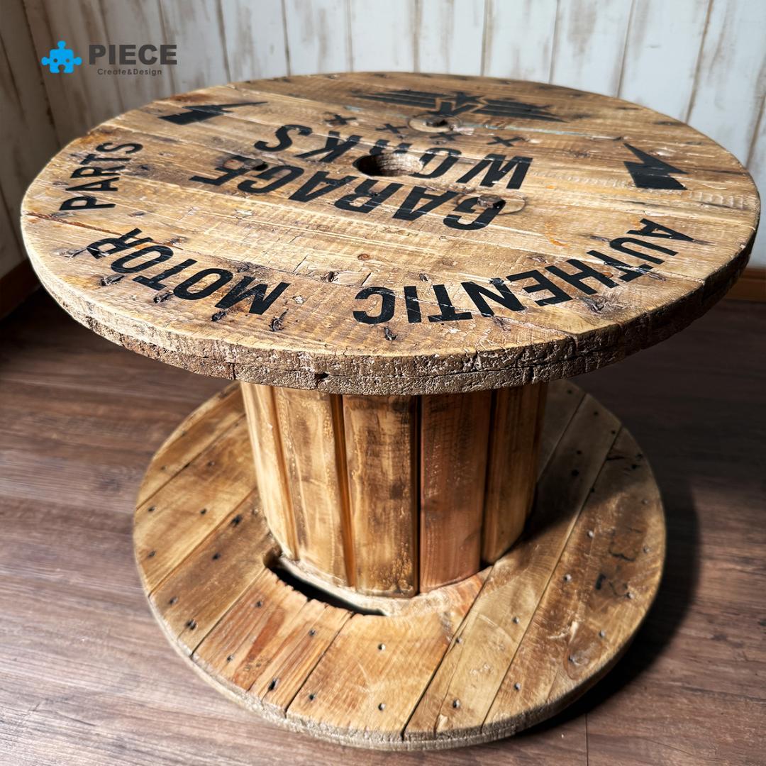 テーブル インダストリアル ケーブル ドラム アメリカン GW-A【受注製作】