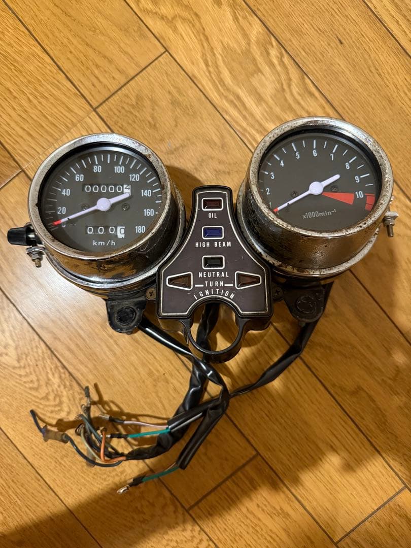 CB400FOUR 純正メーター 一式 CB400F スーパーホーク当時beet