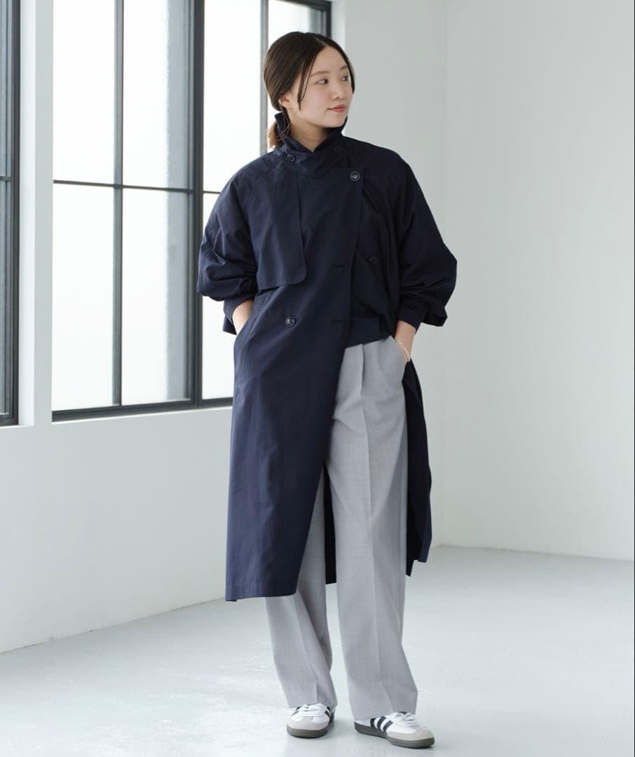 シロップル( プロフ必読！) IENA PEポプリンオーバートレンチコート