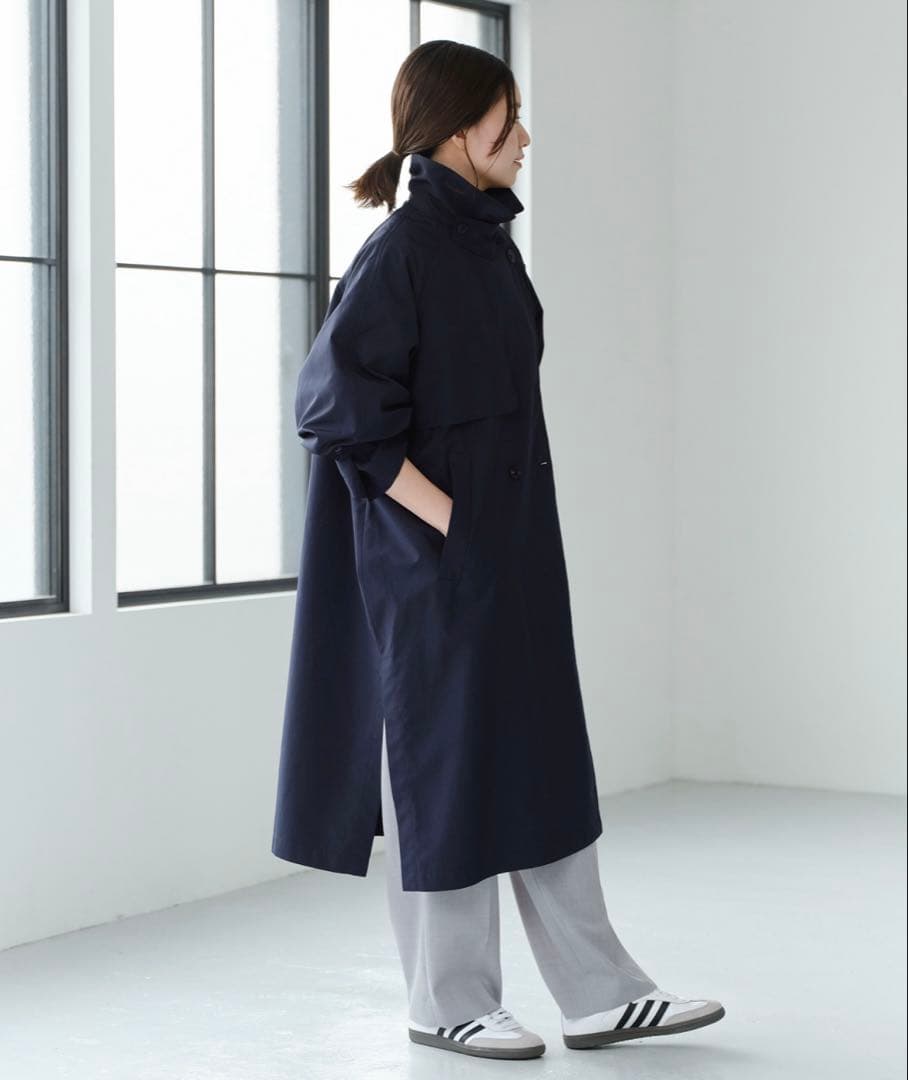 シロップル( プロフ必読！) IENA PEポプリンオーバートレンチコート