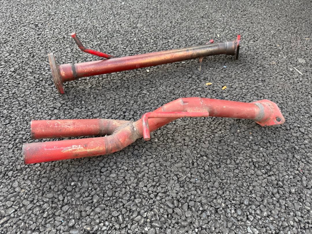 アルト デュアルマフラー ESB CLS RM管 レッド リアピース