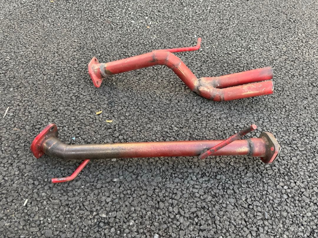 アルト デュアルマフラー ESB CLS RM管 レッド リアピース