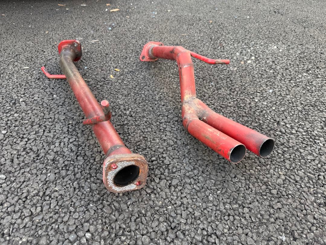 アルト デュアルマフラー ESB CLS RM管 レッド リアピース