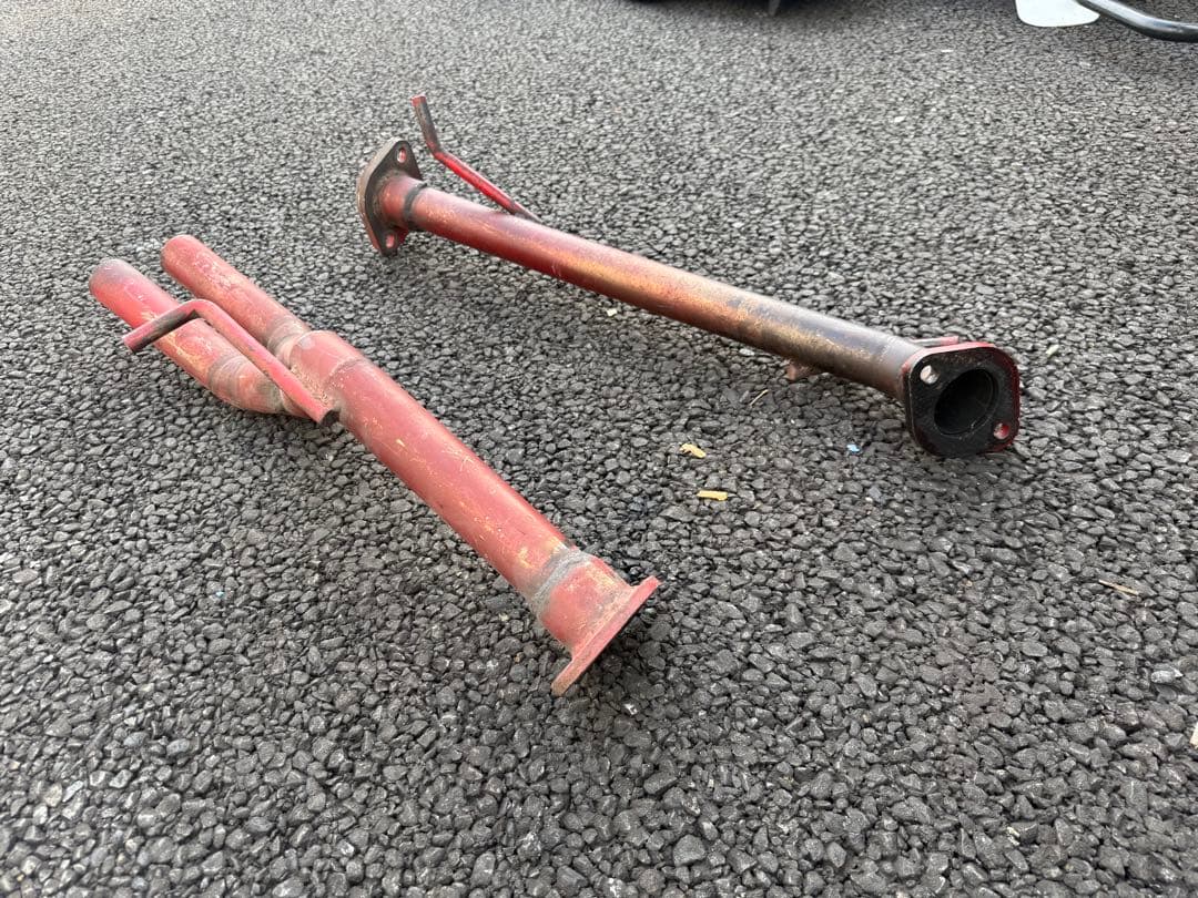 アルト デュアルマフラー ESB CLS RM管 レッド リアピース