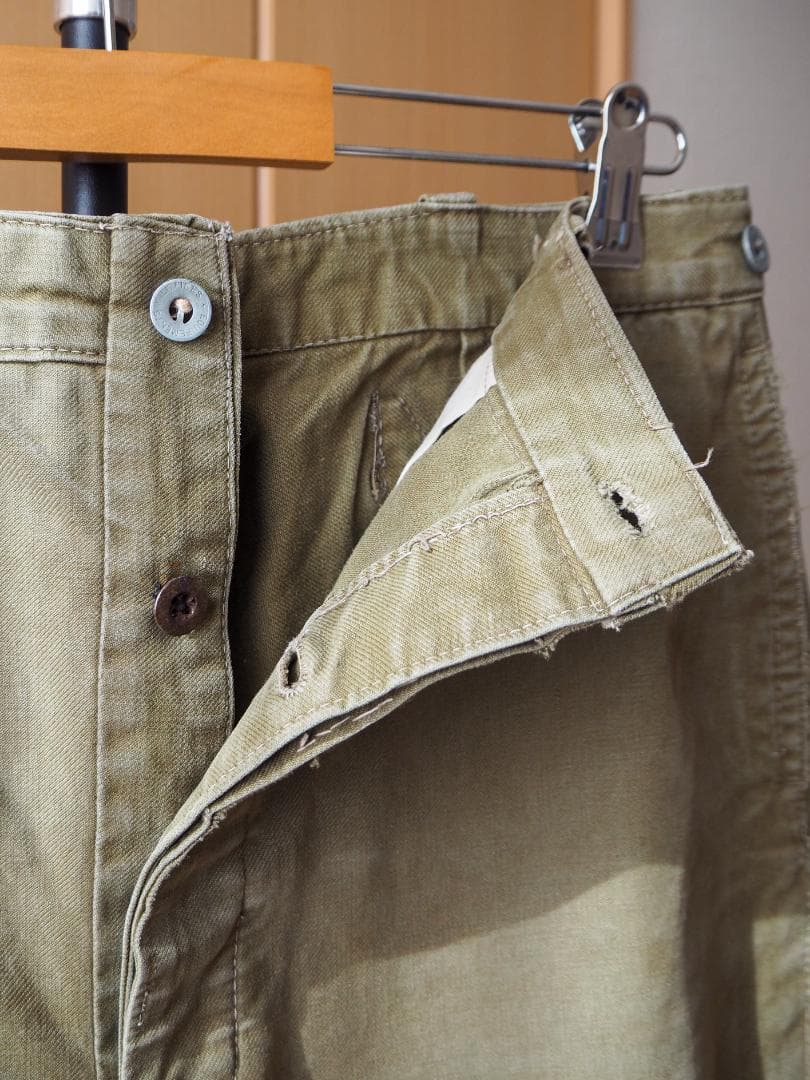 パンツ 1940s French Army Work Trousers