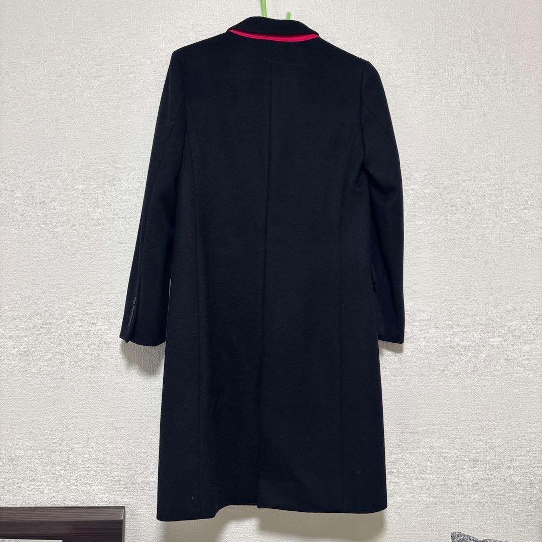 ポールスミス ブラック チェスターコート　サイズ38