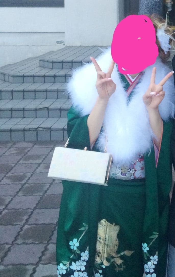 振袖セット　小物付き6点セット