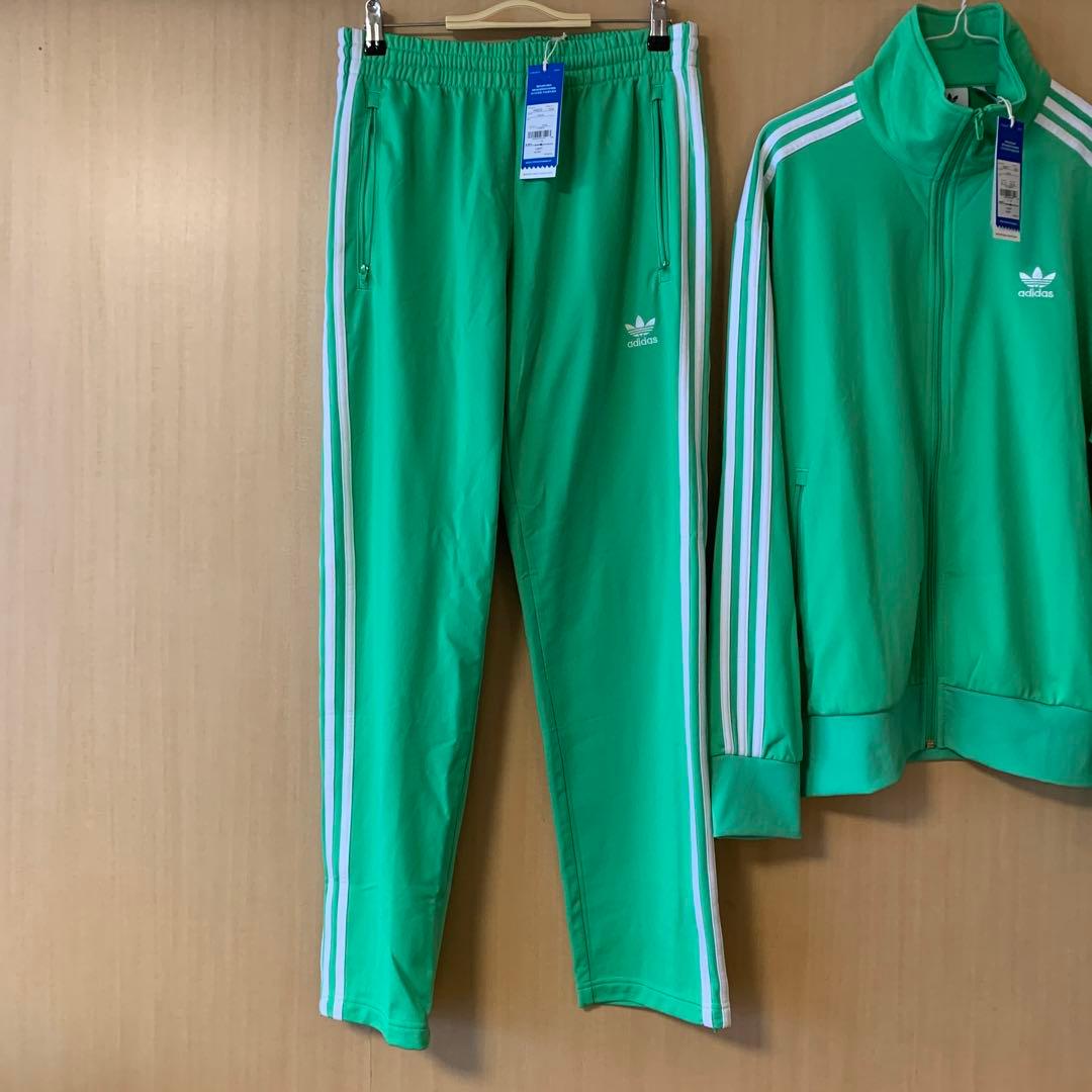 アディダス　セットアップ　アディカラークラシックス　ファイヤーバード　グリーン