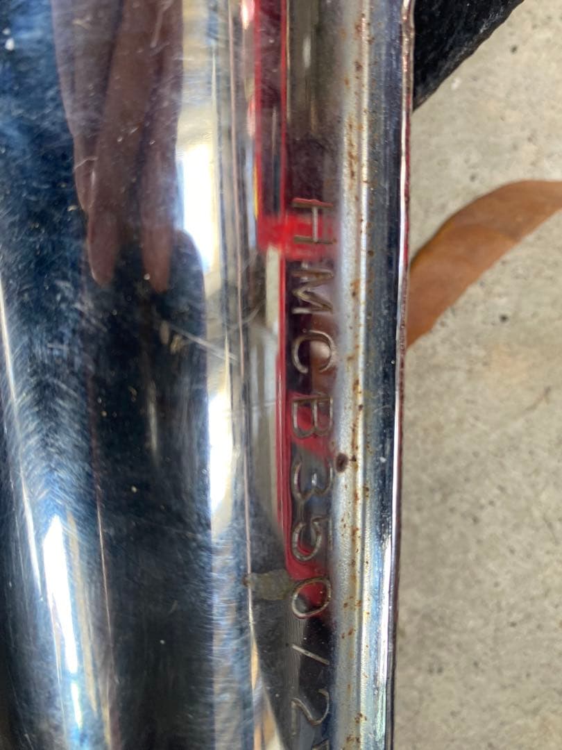 cb250セニア、エクスポート純正マフラー