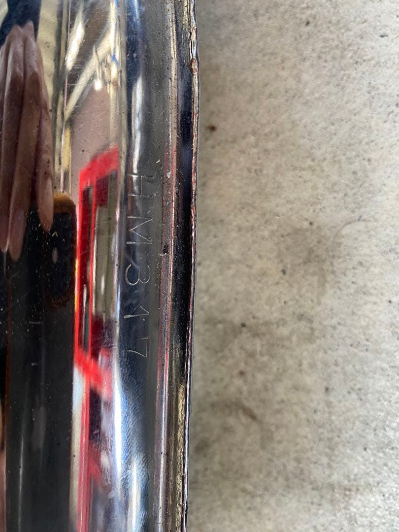 cb250セニア、エクスポート純正マフラー