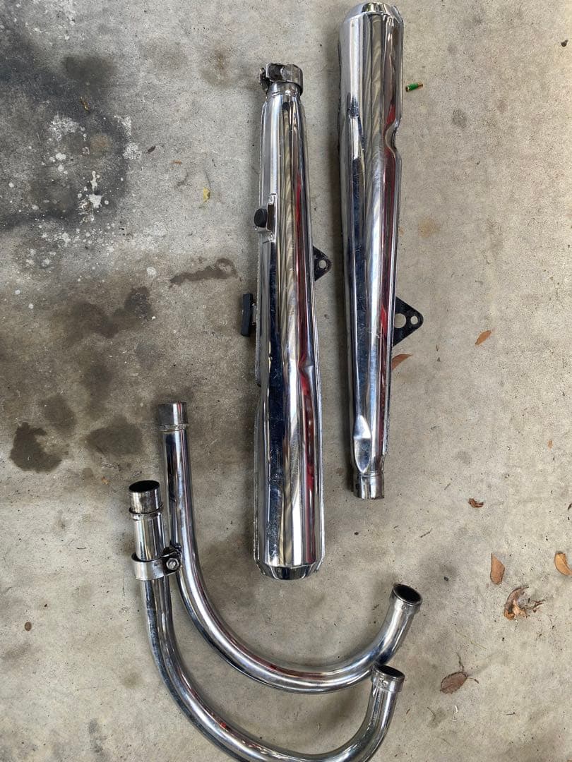 cb250セニア、エクスポート純正マフラー